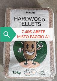 PELLET DI ABETE MISTO FAGGIO A1 