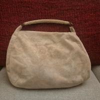 Borsa donna Sorelle d'Italia in similcamoscio.