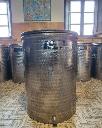 fusti acciaio inox capienza 300 L