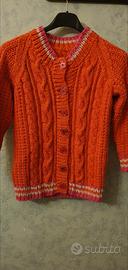 Cardigan lavorato a mano