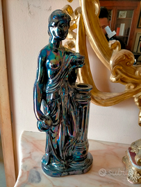 Statua in ceramica nera forse rometti Pucci