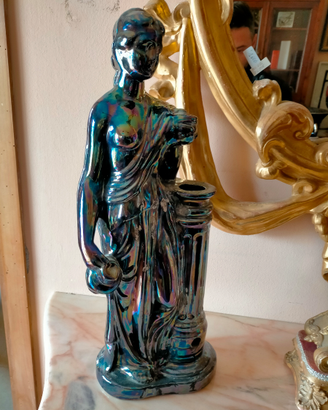 Statua in ceramica nera forse rometti Pucci