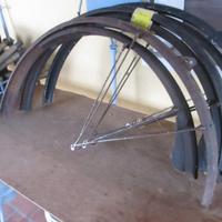 Forcelle + parafanghi BIANCHI originali