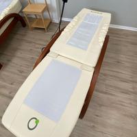 LETTINO MASSAGGIANTE RAGGI INFRAROSSI RULLI GIADA