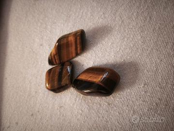 tre Pietre vere occhio di tigre