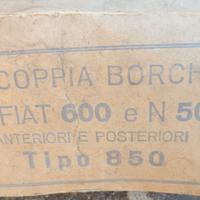 N 2 Paraurti borchie originali Fiat 500  600 epoca
