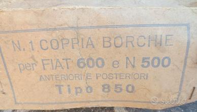 N 2 Paraurti borchie originali Fiat 500  600 epoca