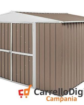 Box in Acciaio da giardino 360x345cm tortora