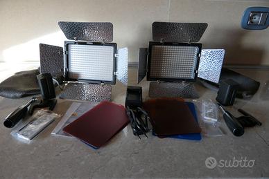 Faretti Led Yongnuo YN300 per riprese video.