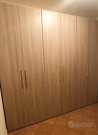 Armadio 6 ante colore olmo naturale