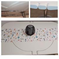 Tavolo bianco Flap design moderno