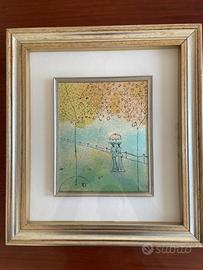 Litografia su lastra d’argento di F. Rognoni.