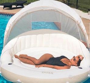 Materassino Mare Isola Galleggiante con Parasole