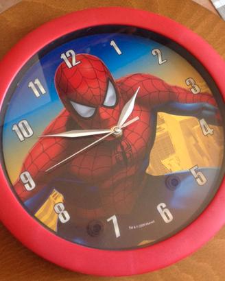 orologio da muro Spiderman
