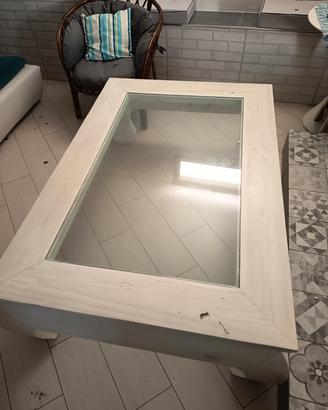 tavolo basso in legno massello 