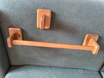 Porta asciugamani legno