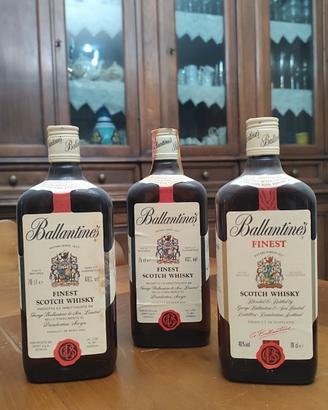 Whisky Ballantine’s Finest – 3 bottiglie sigillate