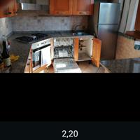 cucina angolare colore noce