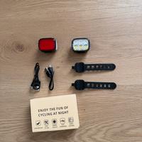 Luci Led Anteriore e Posteriore per Bici