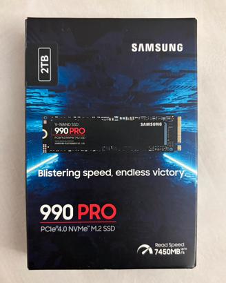 Ssd Samsung 990 pro 2 tb + dissipatore
