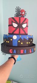 Torta feste di Spiderman