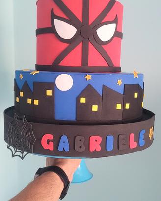 Torta feste di Spiderman