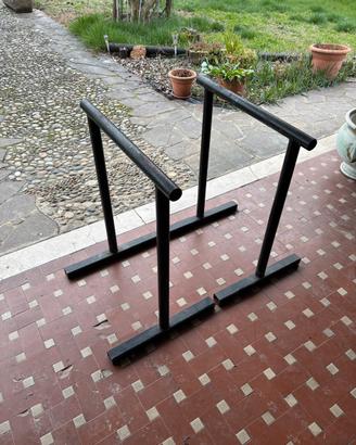 Parallele alte dip- attrezzatura da palestra