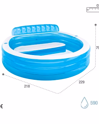 piscina gonfiabile INTEX