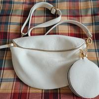 marsupio pelle con portamonete nuovo 