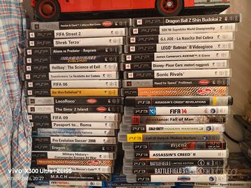 giochi PSP e ps3