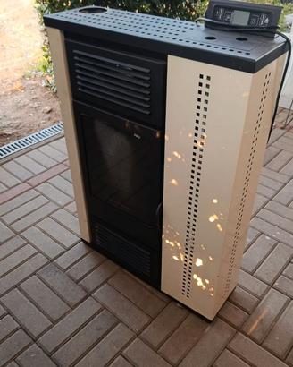 Stufa a pellet 11kw Palladio "da corridoio"