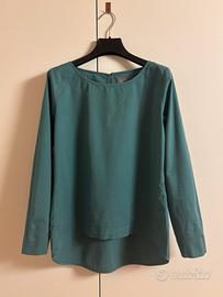 Blusa Ph 7.1 verde petrolio - Tg 38 Made in Italy