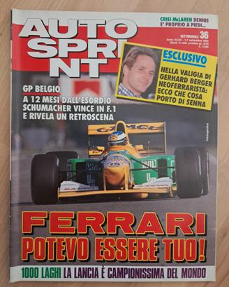 Autosprint 1992 SPECIALE PRIMA VITTORIA SCHUMACHER