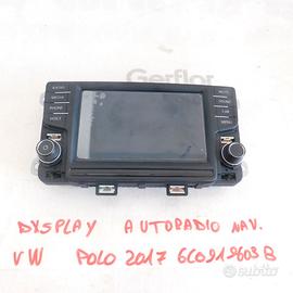 6C0919603B AUTORADIO DISPLAY NAV. VW POLO 2017