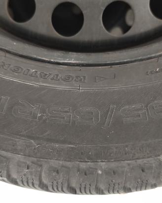 4 cerchi piu gomme da neve 195 65 15