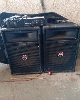 casse con amplificatore 