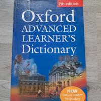 Dizionario inglese advanced oxford
