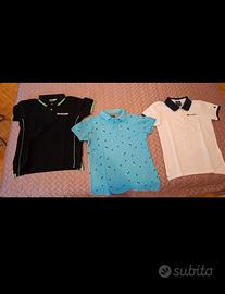 Lotto n.3 polo bambino tg 9-10 anni