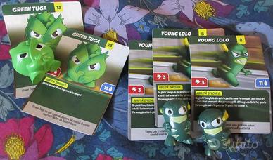 SUPERFOODIES 30 personaggi 3D + 25 carte da gioco