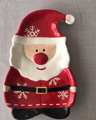 Piatto da portata Babbo Natale