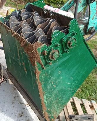benna vagliatrice vagliante per escavatore 80cm
