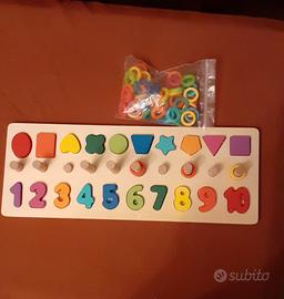 giochi educativi in legno