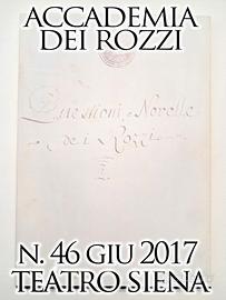 Accademia dei Rozzi 46 Giugno 2017 Rivista Teatro