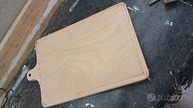 tagliere in legno massello di faggio