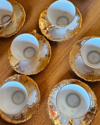 servizio da caffè vintage in porcellana bavarese
