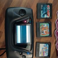 game Gear con 4 giochi