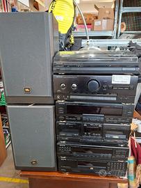 Stereo KENWOOD con casse JBL
