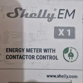 Shelly EM, Contatore di Energia Elettrica Intellig
