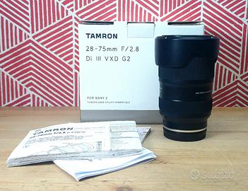 Tamron 28-75mm f/2.8 Di III VXD G2 SONY E garanzia
