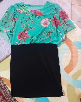 tubino donna a fiori